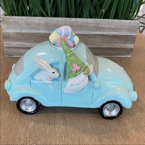 Gnome Volkswagen Beetle Car 🚙